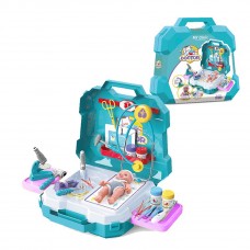 Kids 29PCS My Clinic Educational Toys Medical Clinic Doctor Play Set with Carrying Case